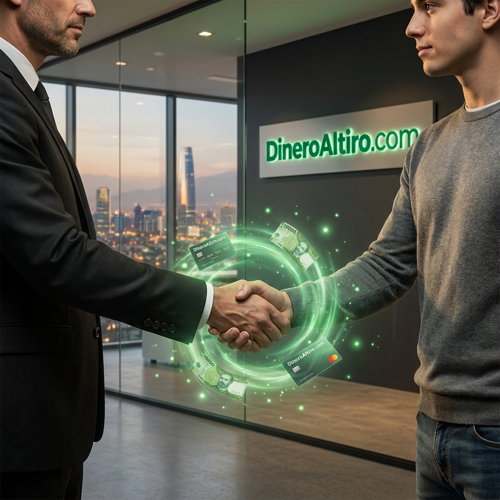 Apretón de manos sellando la venta del cupo en dólares con DineroAlTiro